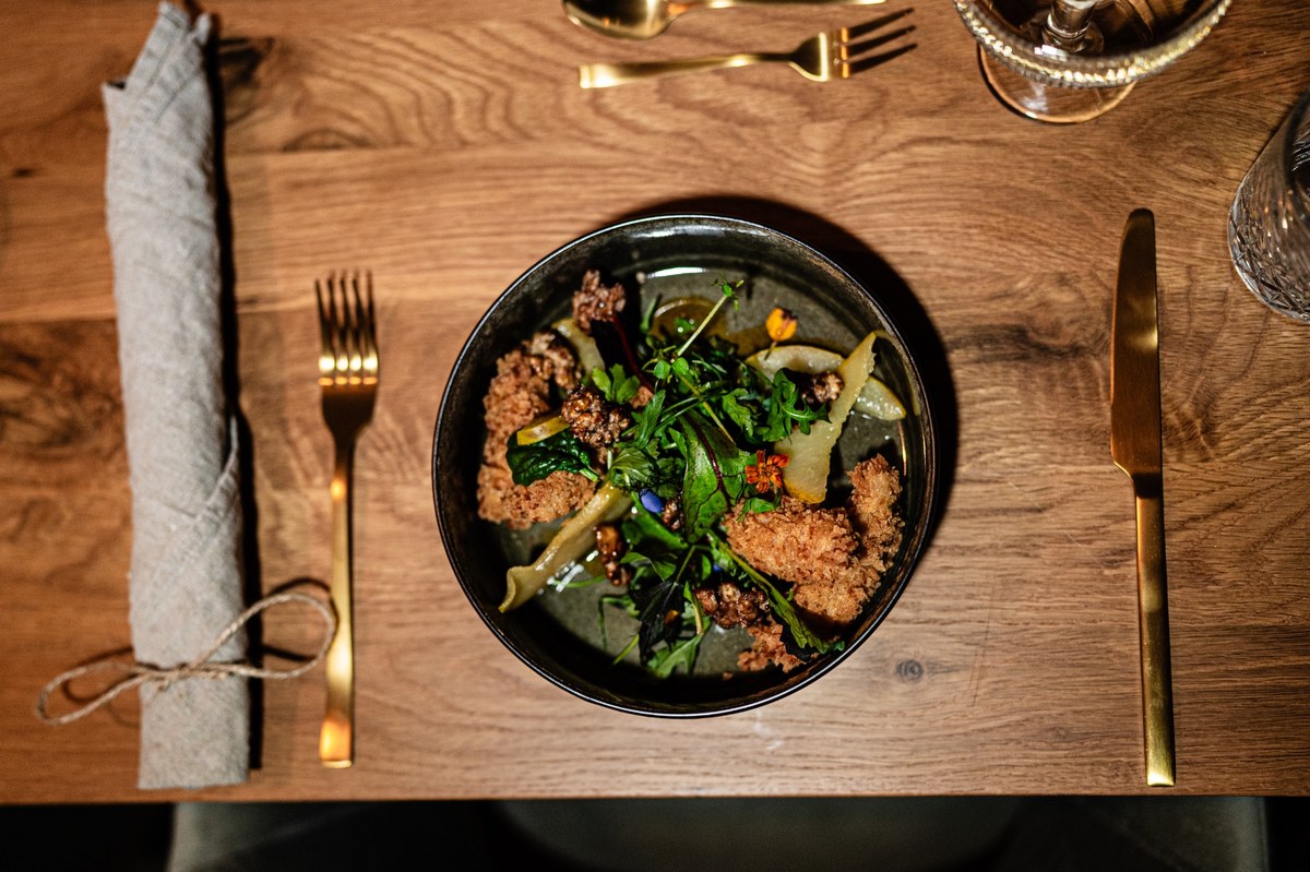 Winterlicher Wildkräutersalat